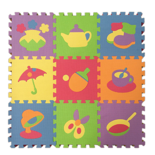 9 pieces of EVA puzzle floor mats