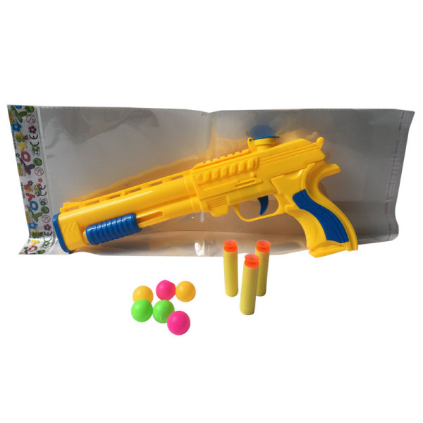 gun Soft bullet Table tennis Pistol
 Solid color Plastic【English Packaging】_200502104_hd