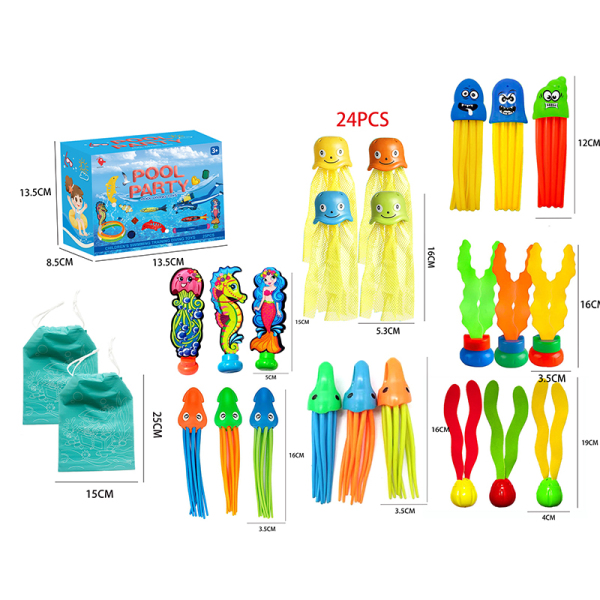 24(pcs)Diving Combination Set,Plastic【English Packaging】_201776674_hd