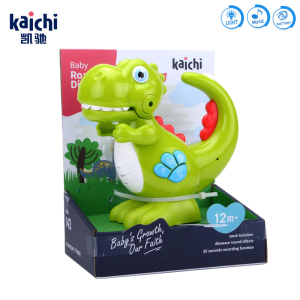 Dinosaur Flashlight with Recording,Electric,Lights,Music,IC without language,With battery,Plastic【English Packaging】_200522534_hd