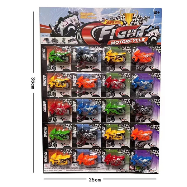 20 (pcs) high-speed motorcycles,Inertia,1:72,Two-wheel,Solid color,Plastic【English Packaging】_201979774_hd