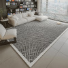 Simple living room anti slip cotton linen floor mat 80 * 120cm,one colour only,Textile【Packaging without Words】_201938088