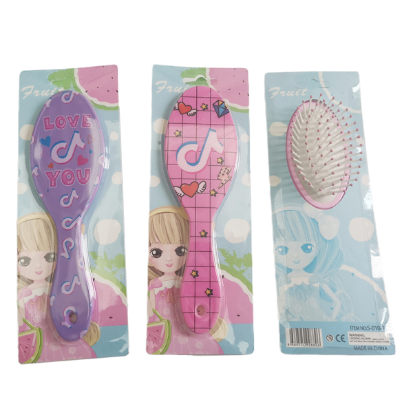 Two styles of flat massage comb