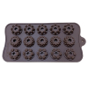 15 pieces of chocolate molds with different shapes,one colour only,Silica gel【English Packaging】_P02550101_3_m